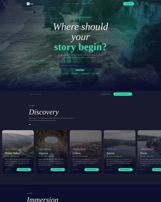 Portugal Travel Advanced Booking Website Template