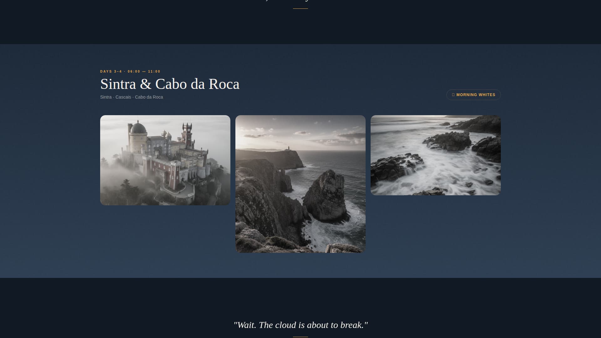 Captura - Stunning Photography Landing Page Template