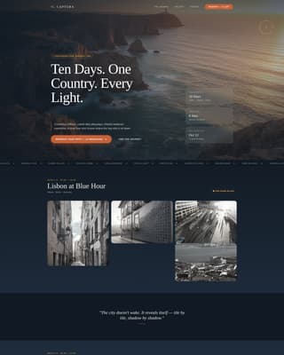 Portugal Travel Professional Website Template