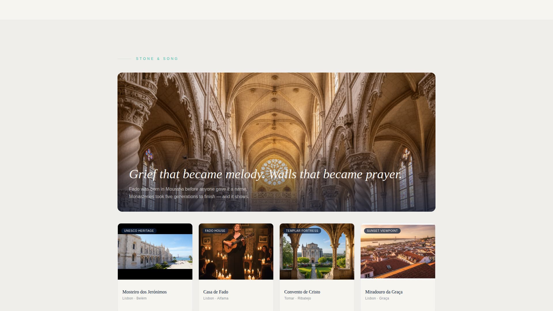 Passeio - Captivating Portugal Landing Page Template