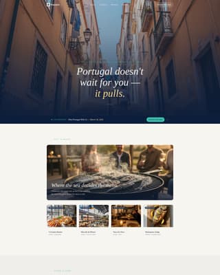 Portugal Travel Specialist Professional Website Template
