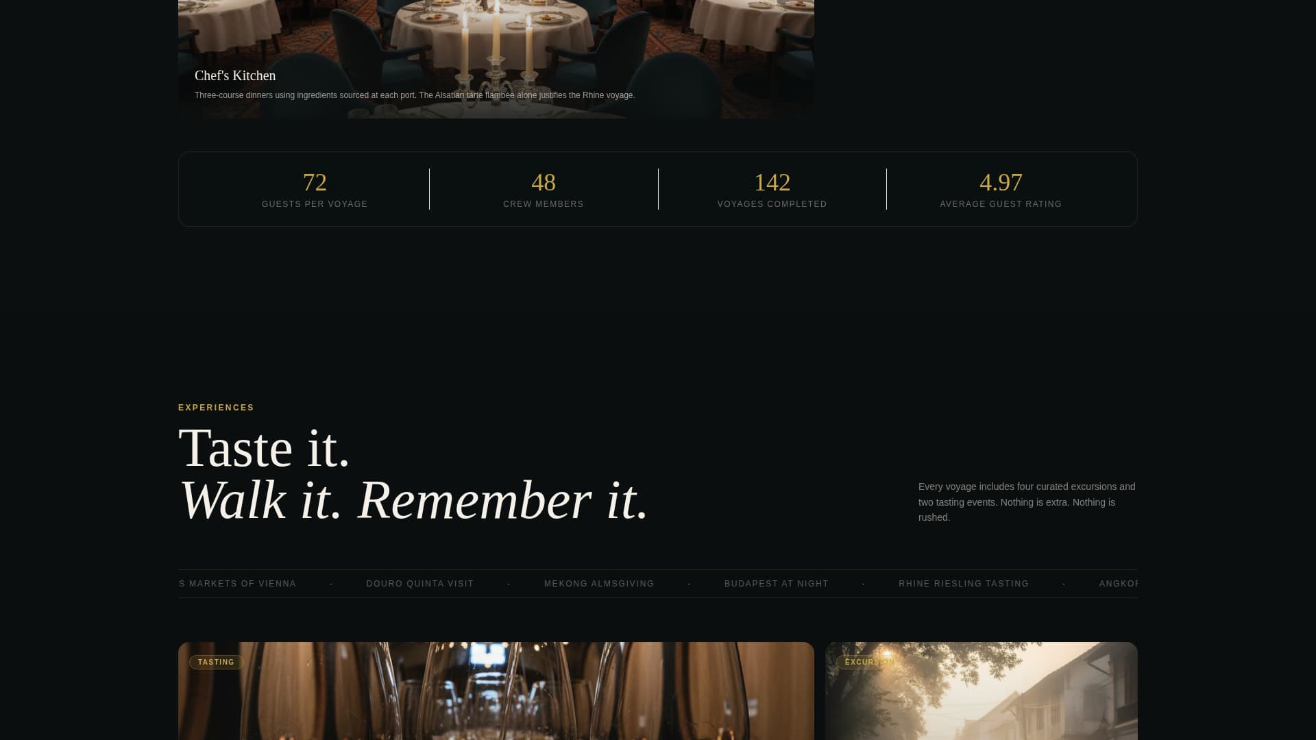 Drift - Luxe Rivercruise Landing Page Template