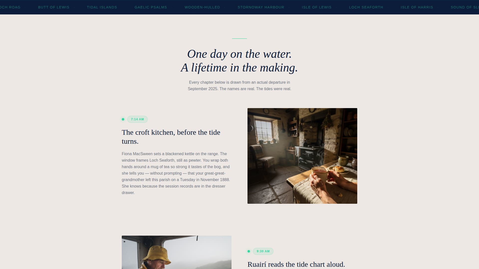 Passage - Immersive Scotland Landing Page Template