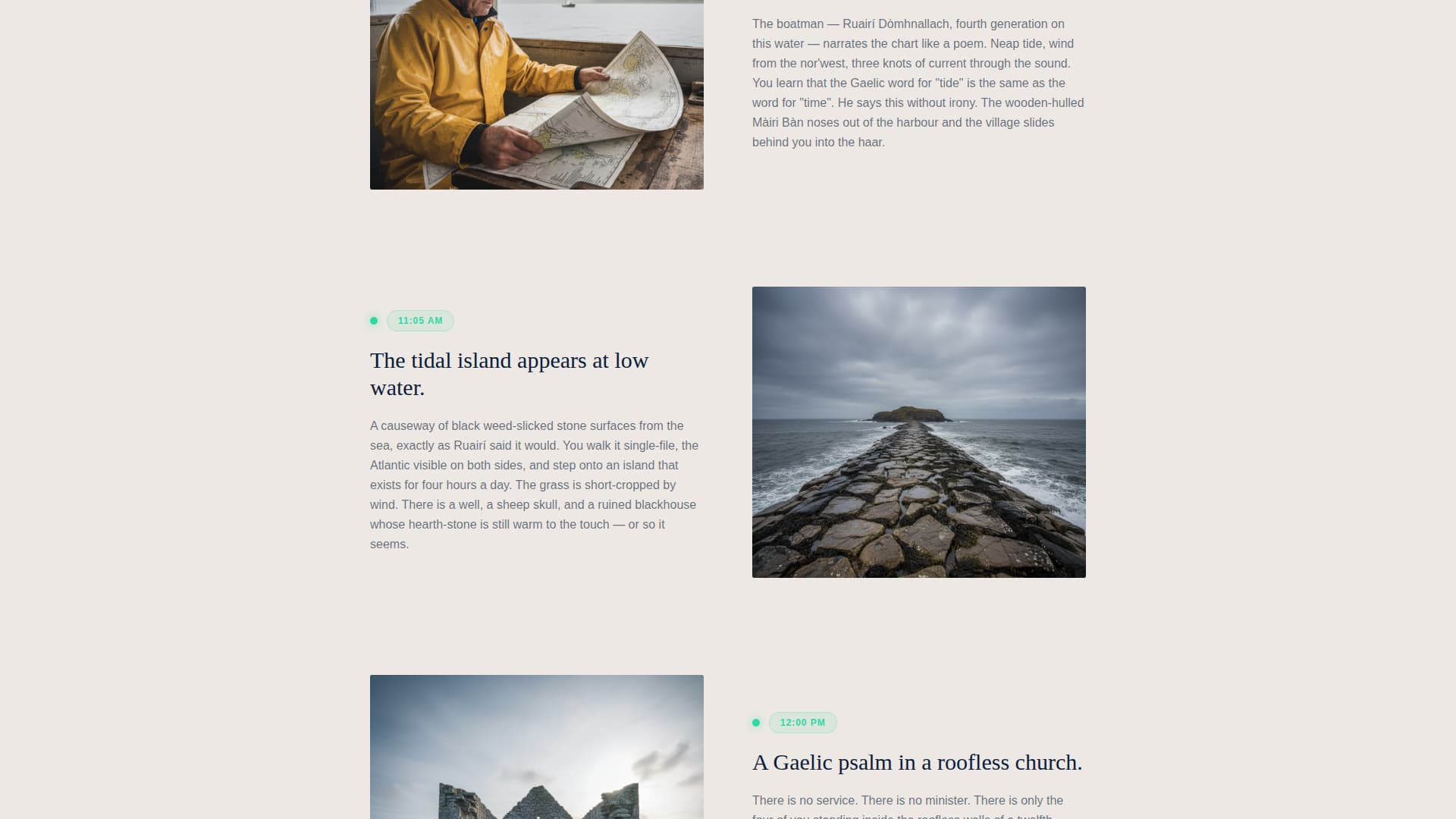 Passage - Immersive Scotland Landing Page Template