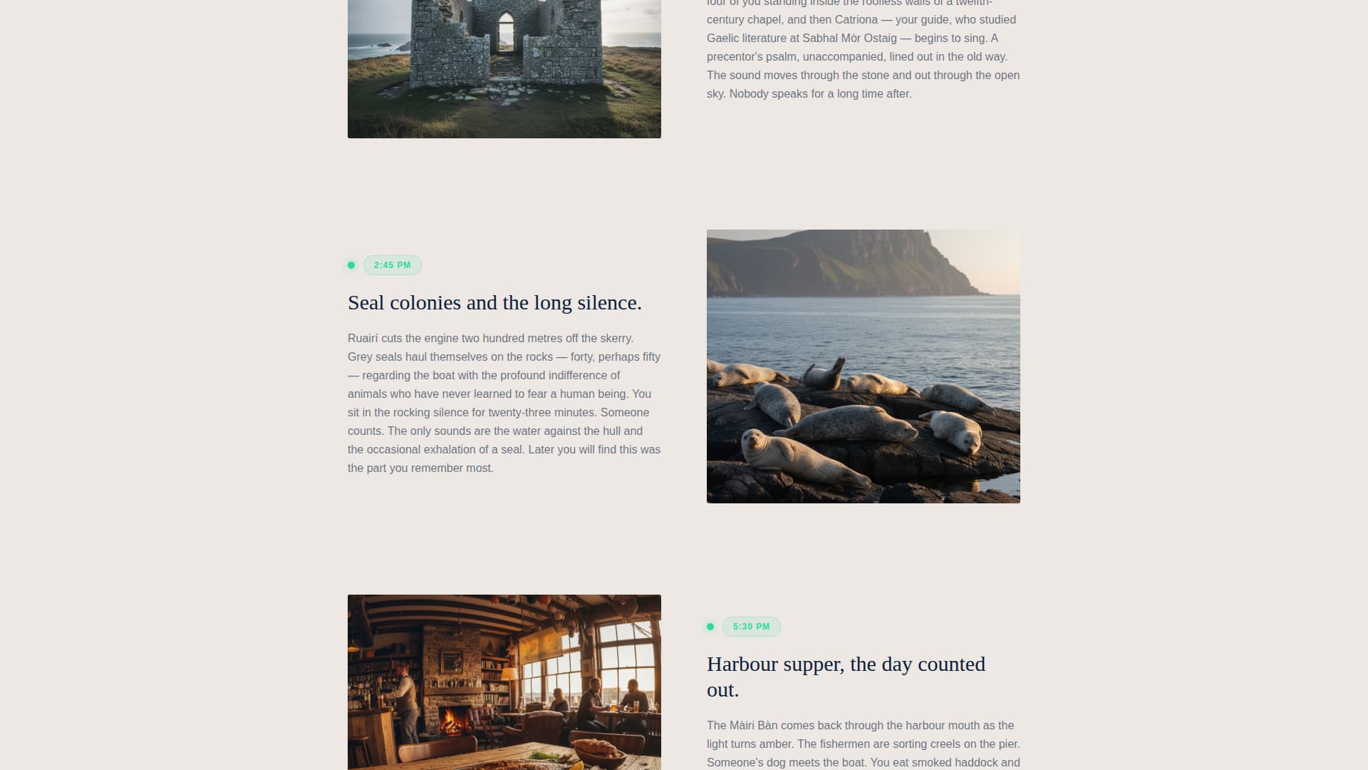 Passage - Immersive Scotland Landing Page Template
