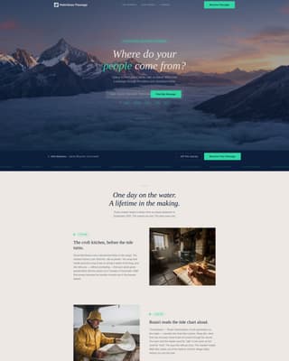 Scotland Travel Booking Website Template