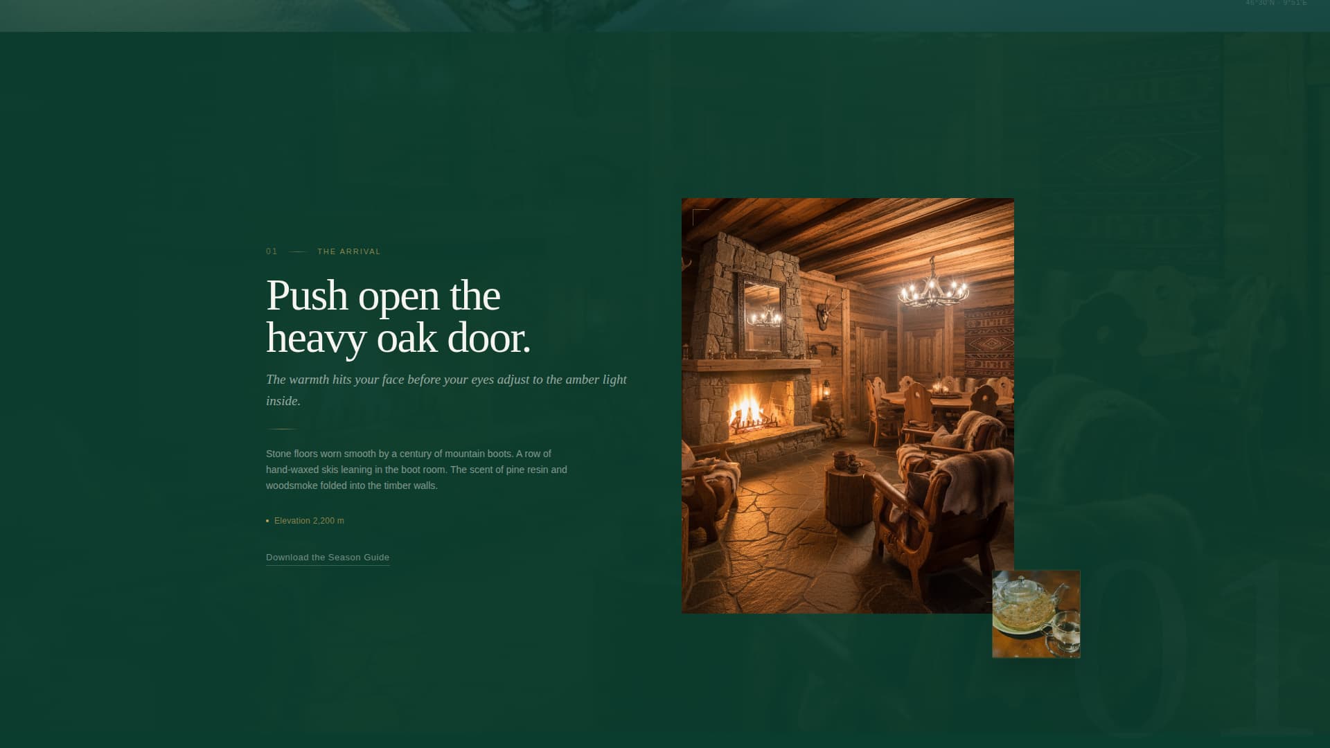 Chalet - Luxe Skiresort Landing Page Template