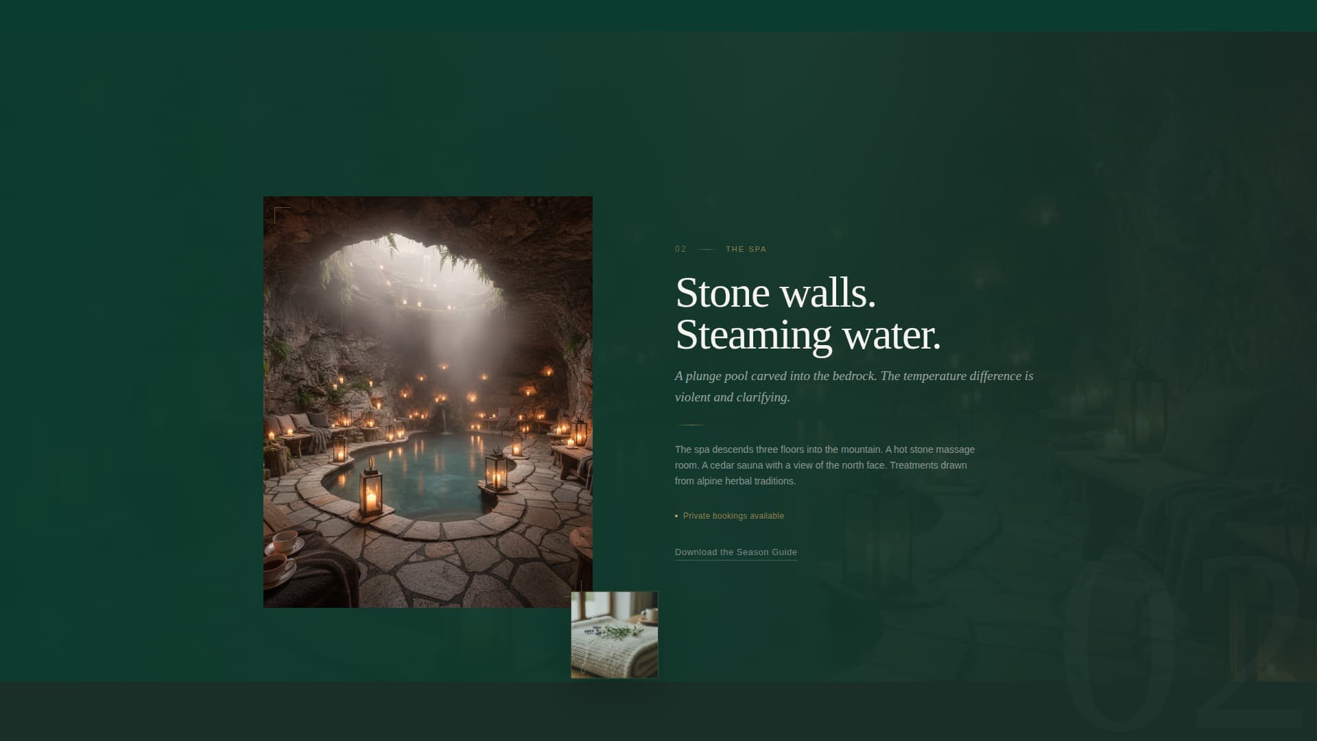 Chalet - Luxe Skiresort Landing Page Template
