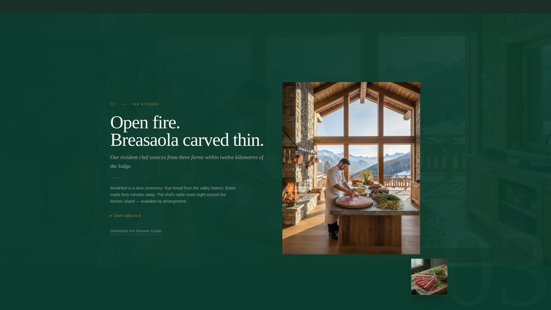 Chalet - Luxe Skiresort Landing Page Template