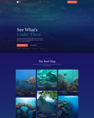 Small-Group Snorkelling & Reef Tour Operator Website Template