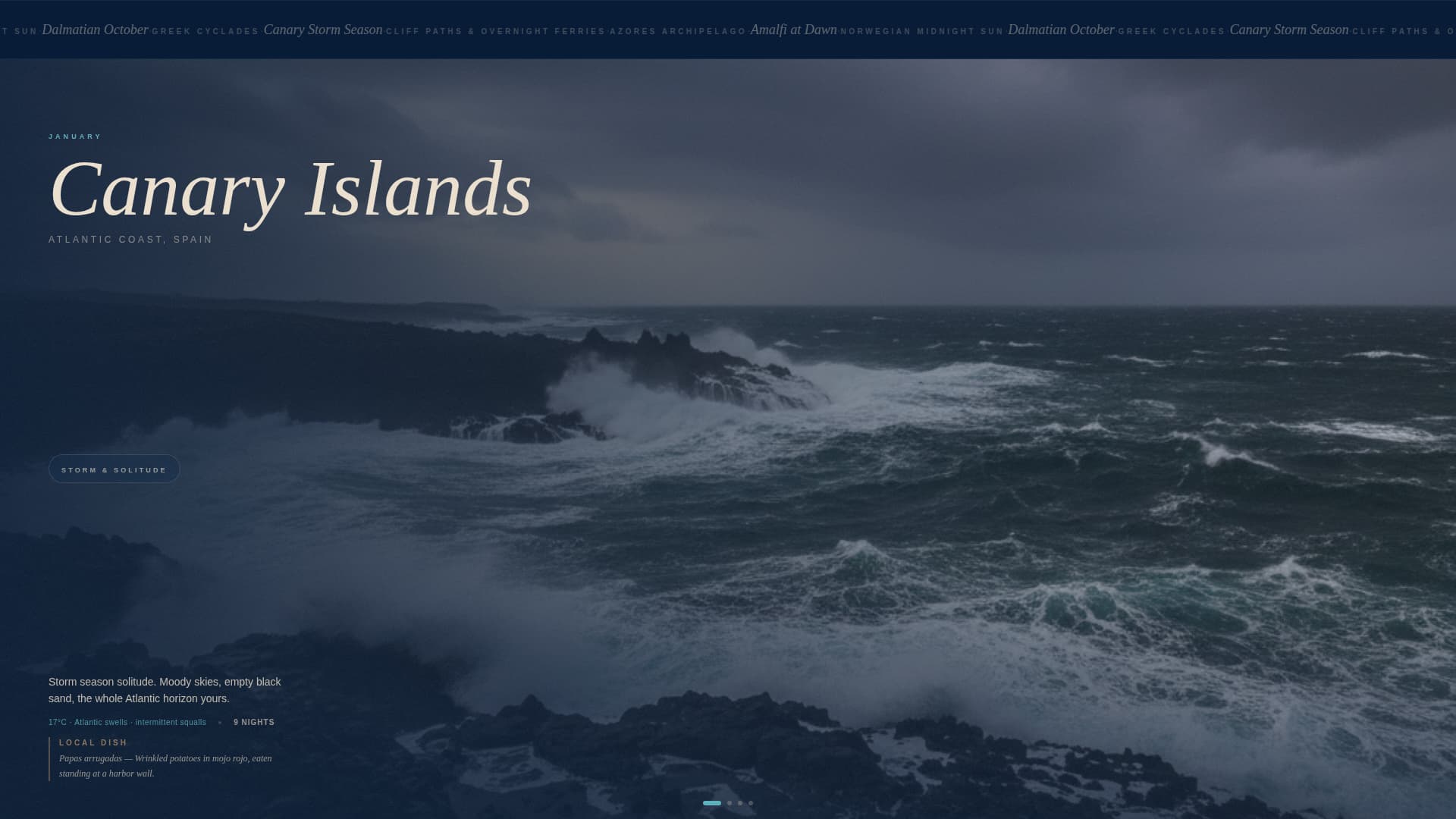 Wander — Solo Travel Landing Page Template