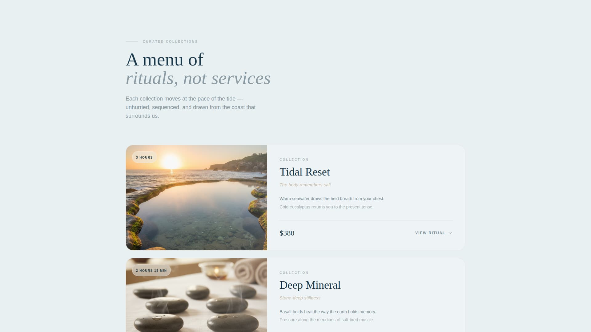 Thalassa - Serene Wellness Landing Page Template