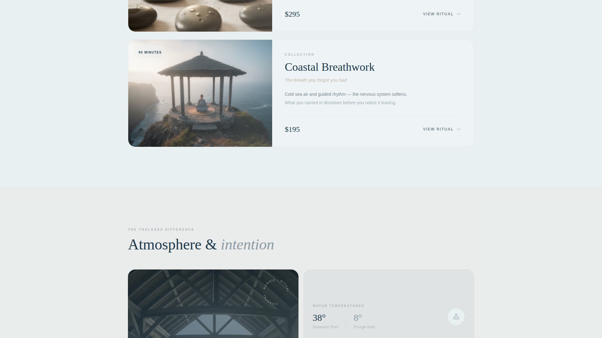 Thalassa - Serene Wellness Landing Page Template