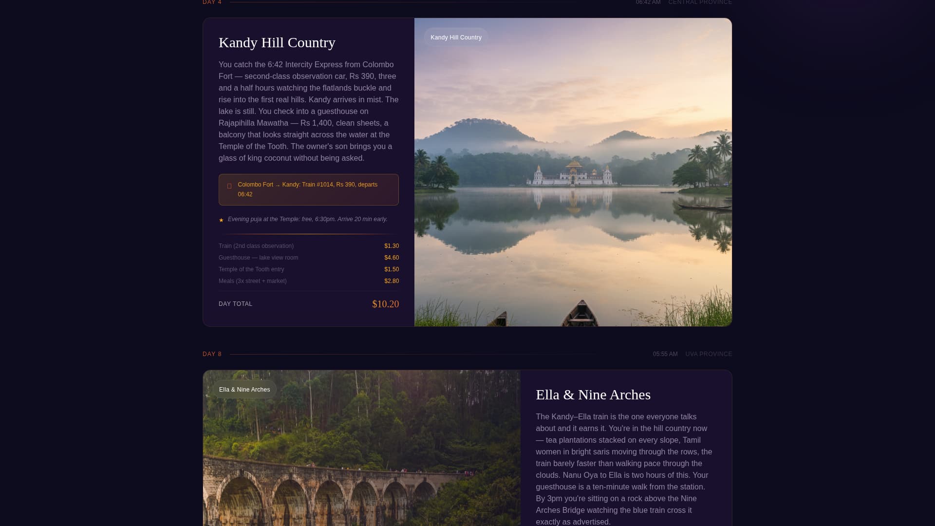 Wander - Immersive Backpacker Landing Page Template