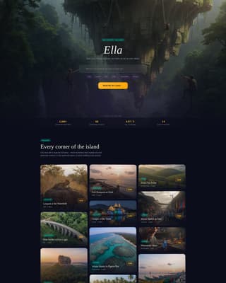 Sri Lanka Travel Specialist Booking Website Template
