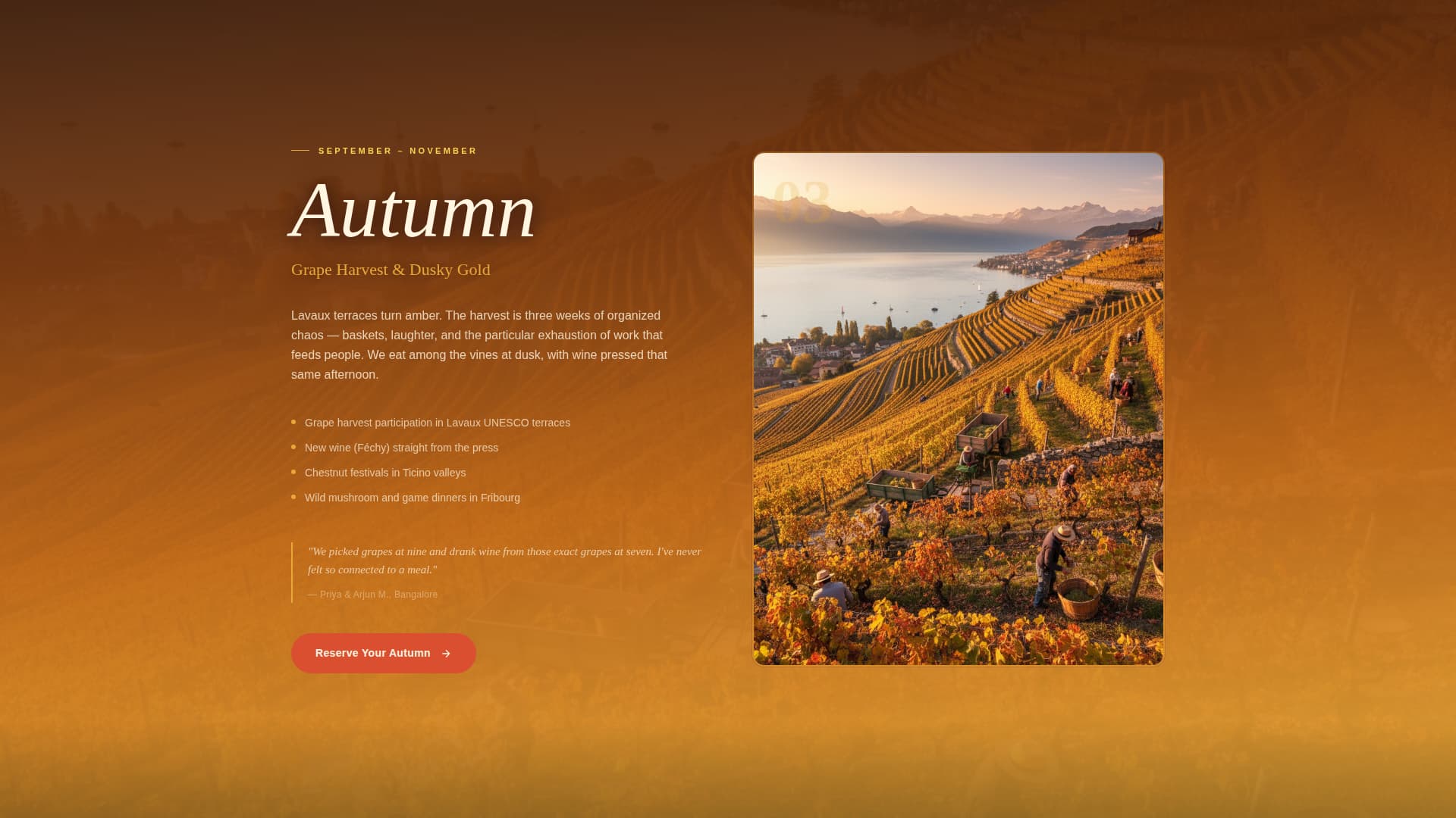 Fondue - Immersive Culinary Landing Page Template