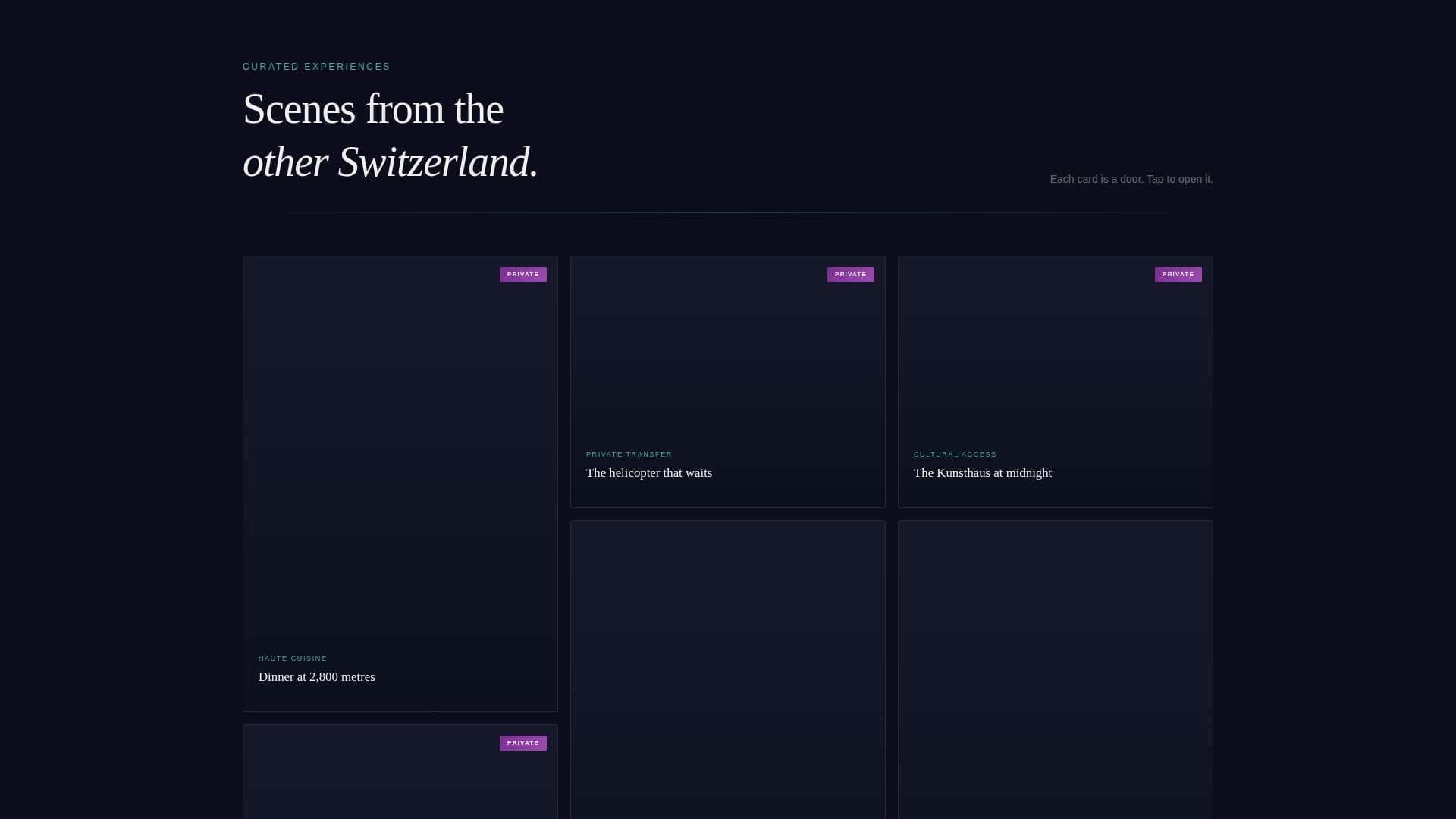 Sommet - Exclusive Switzerland Landing Page Template