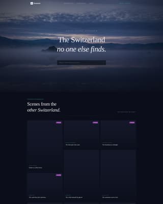 Switzerland Travel Reviews Website Template