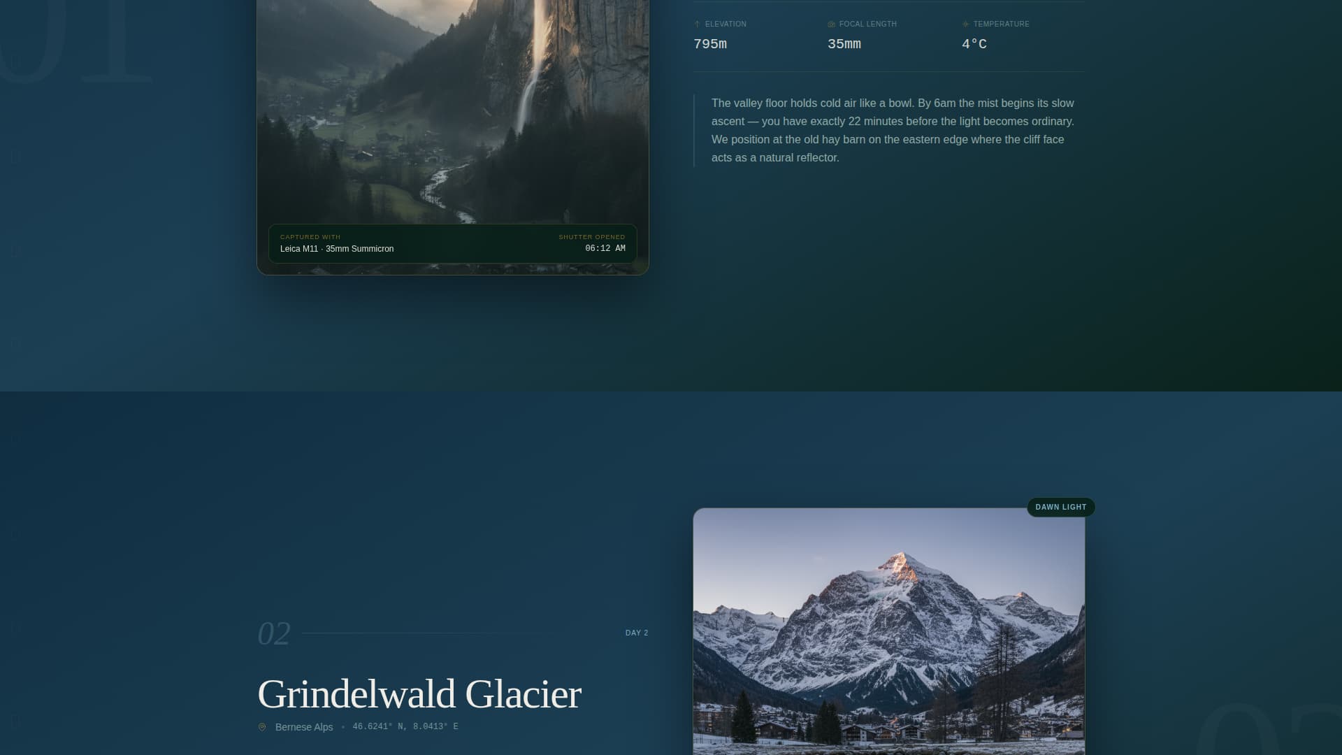 Frame — Cinematic Portfolio Landing Page Template