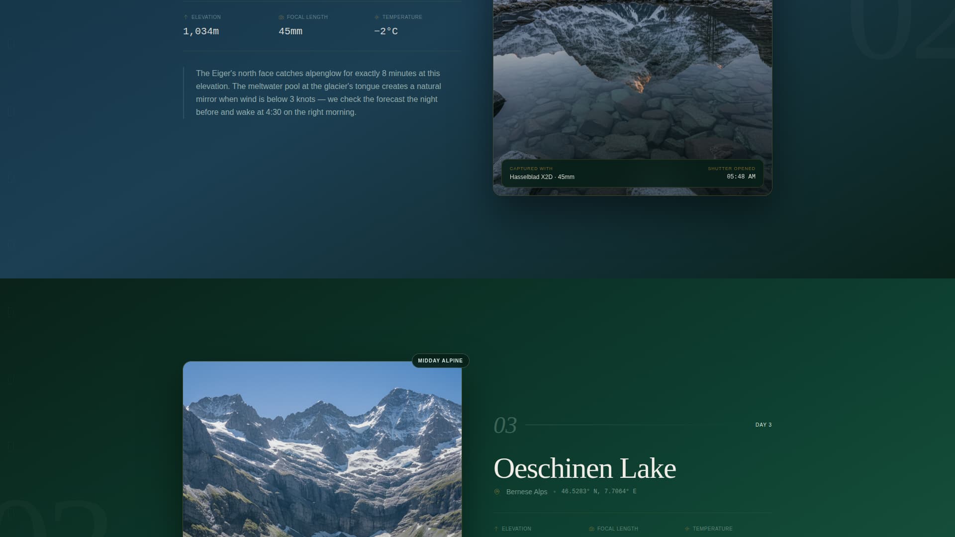 Frame — Cinematic Portfolio Landing Page Template