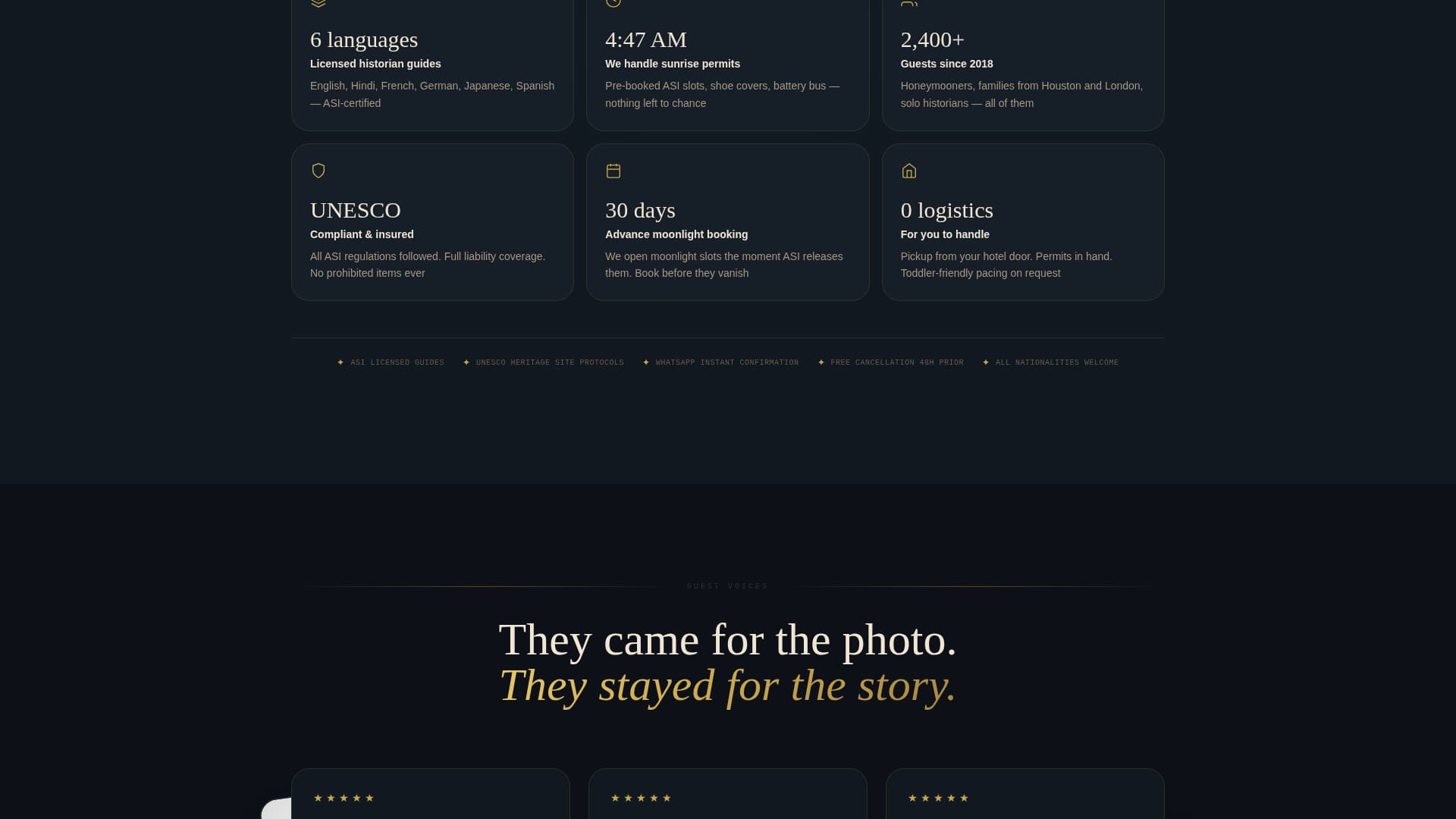 Darshan - Immersive Heritage Landing Page Template