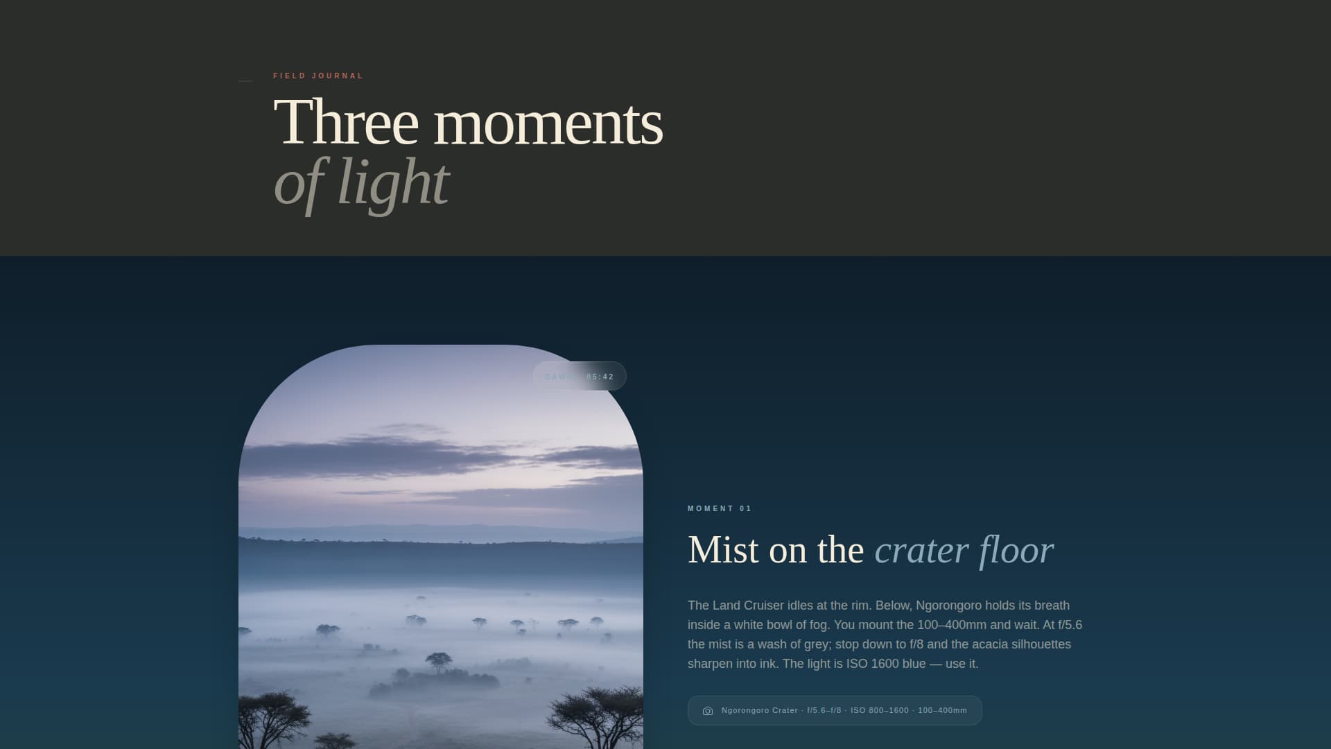 Frame Studio — Photography Landing Page Template