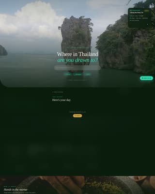 Thailand Travel Professional Website Template