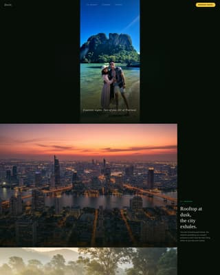 Thailand Travel Specialist Booking Website Template