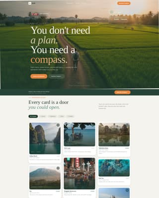 Thailand Travel Specialist Professional Website Template
