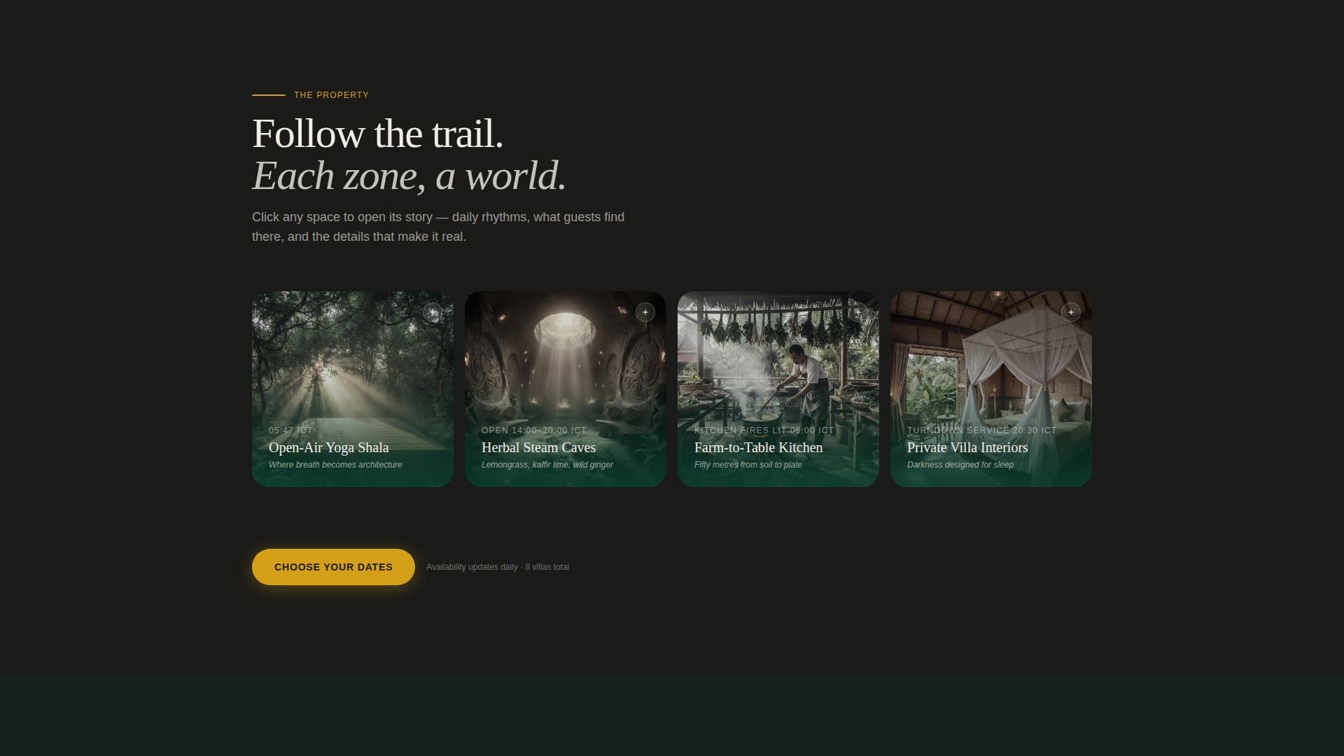 Terrain - Immersive Wellness Landing Page Template