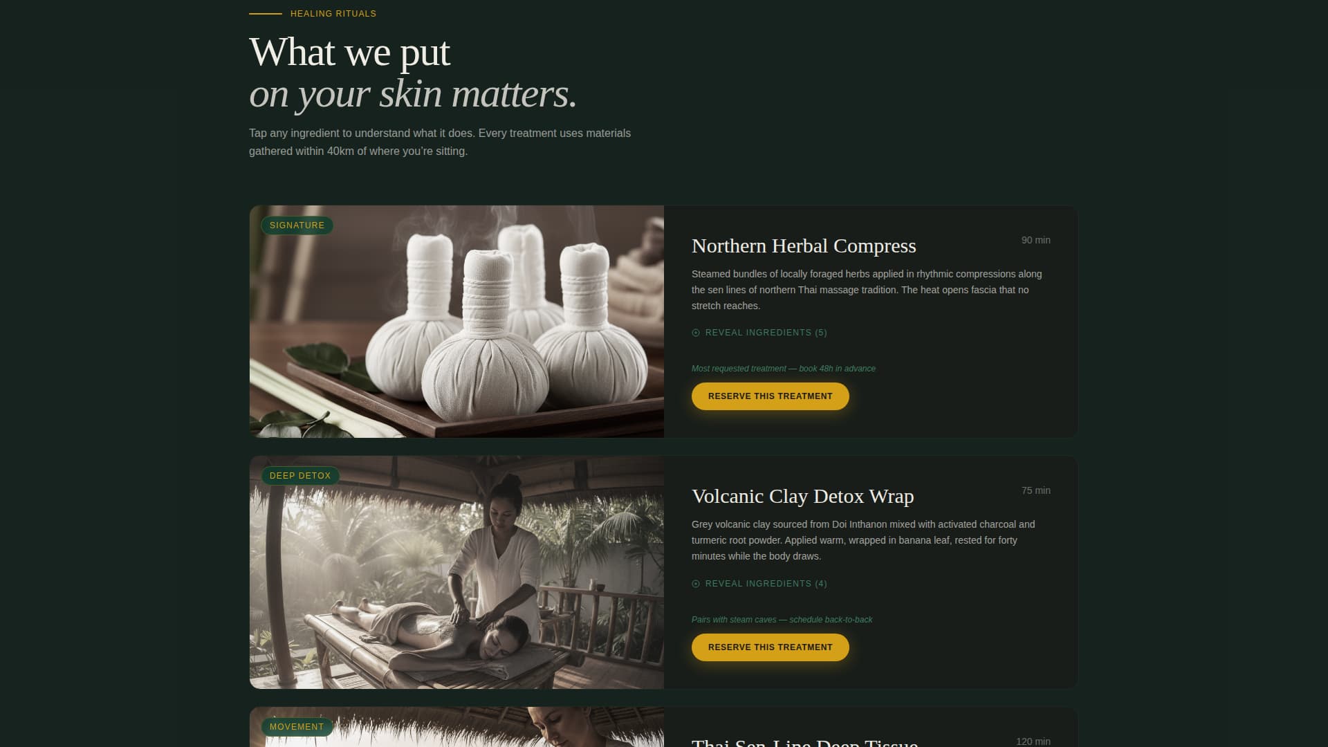 Terrain - Immersive Wellness Landing Page Template
