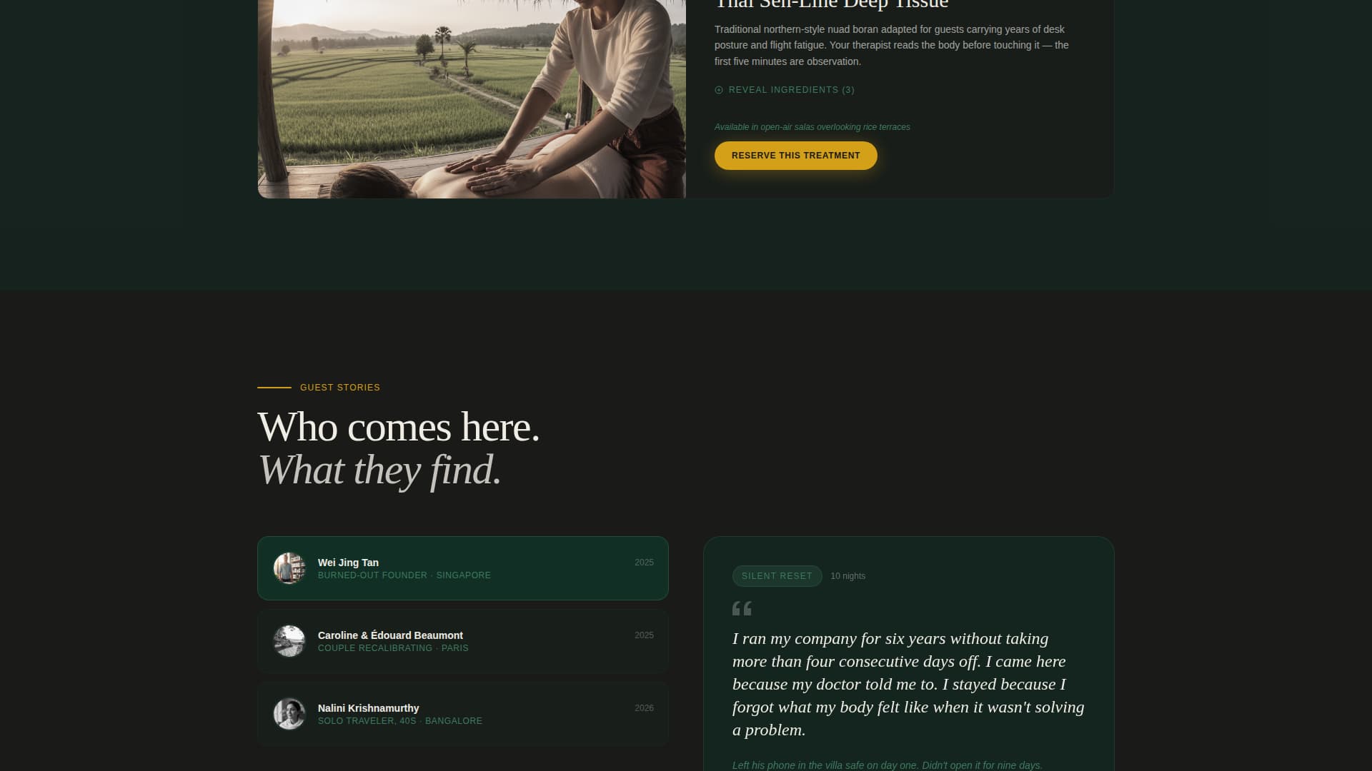 Terrain - Immersive Wellness Landing Page Template