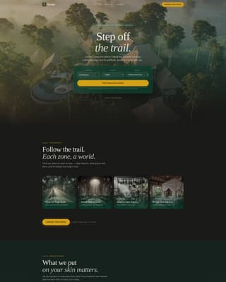 Thailand Travel Advanced Booking Website Template