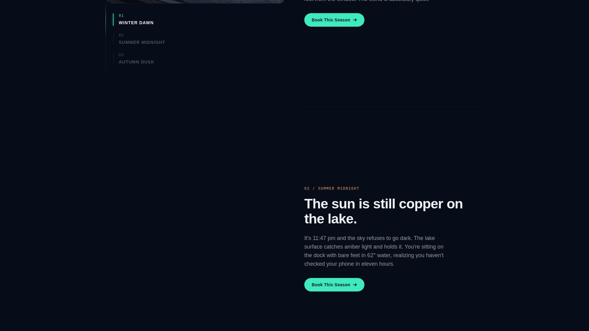 Dwell - Immersive Rental Landing Page Template