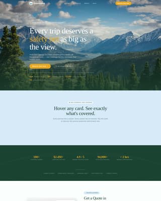 Travel Tech & Booking Platform Cost Calculator Website Template