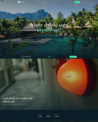 Campground & Glamping Advanced Booking Website Template