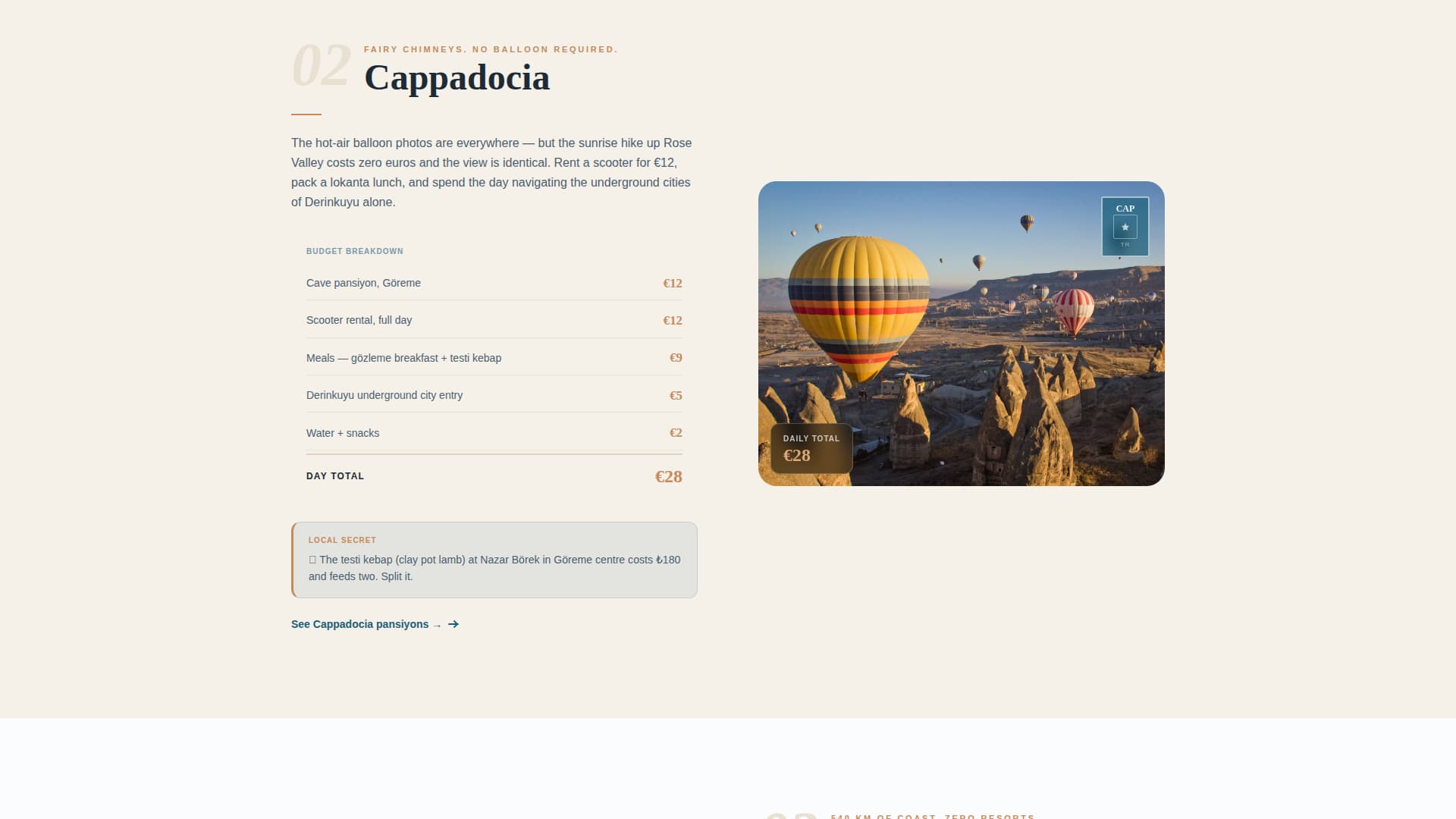 Gezgin - Immersive Budget Travel Landing Page Template