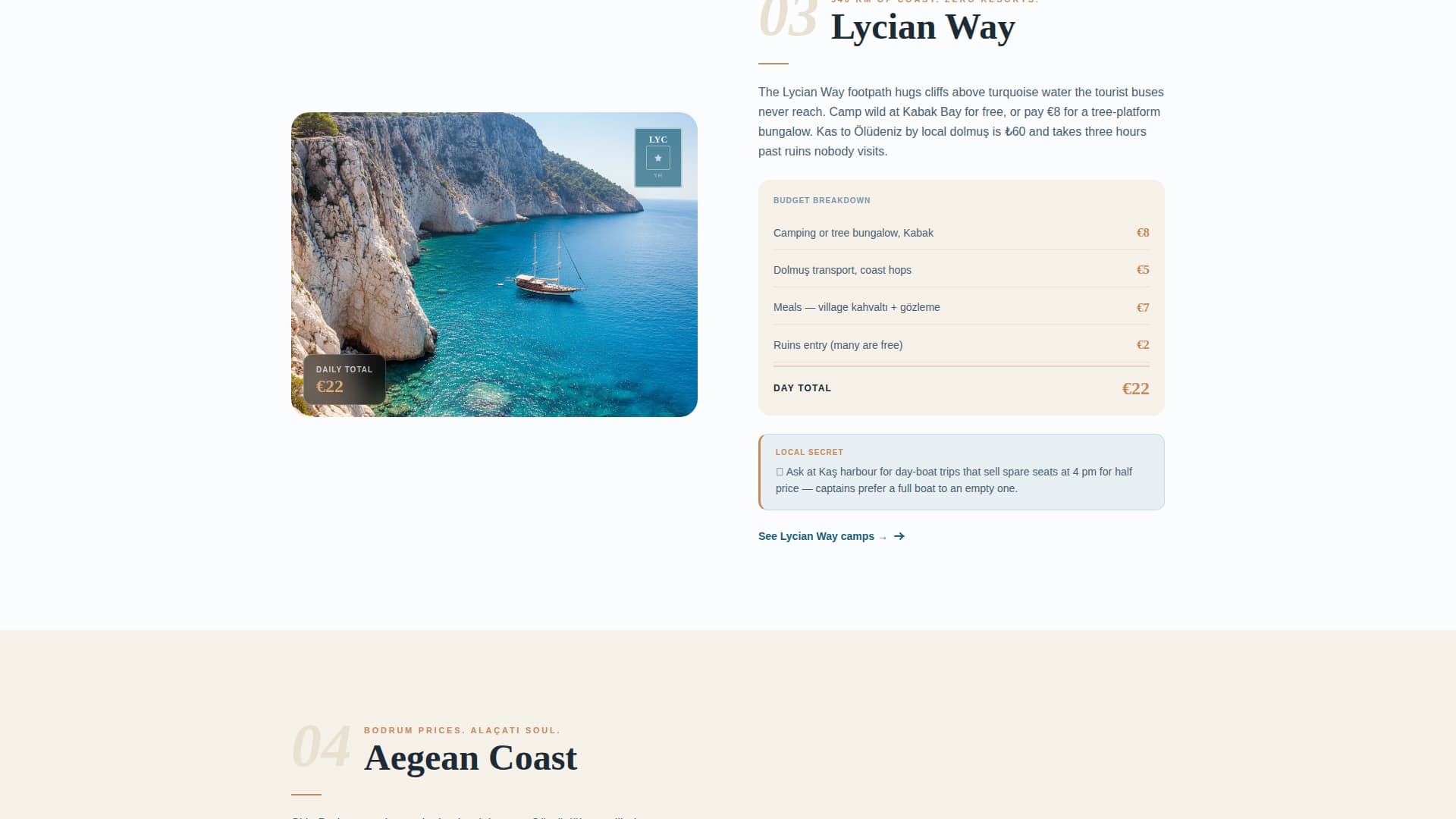 Gezgin - Immersive Budget Travel Landing Page Template