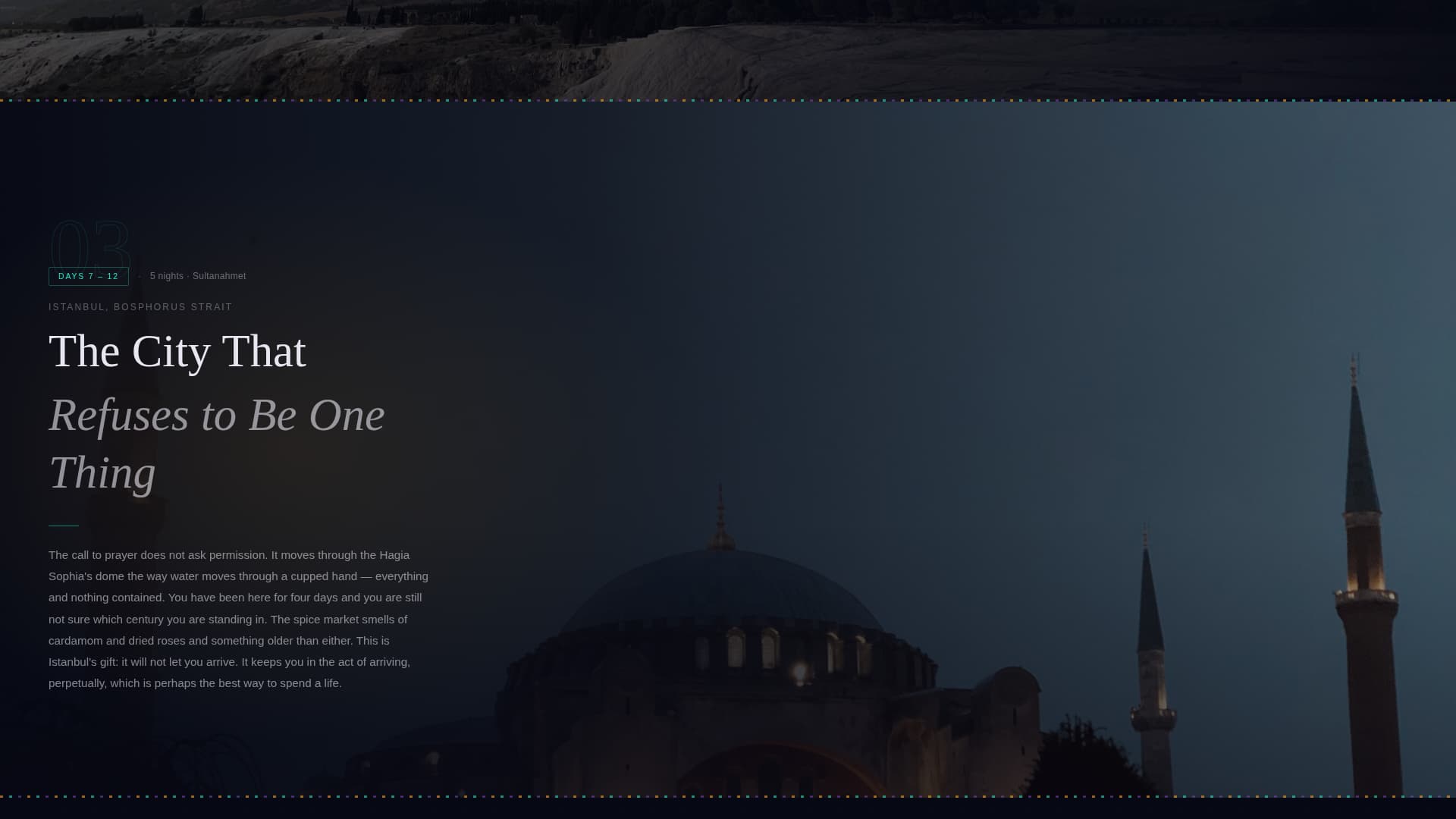 Keif - Immersive Cultural Landing Page Template