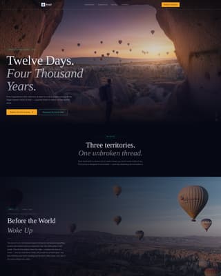 Turkey Travel Blog Website Template