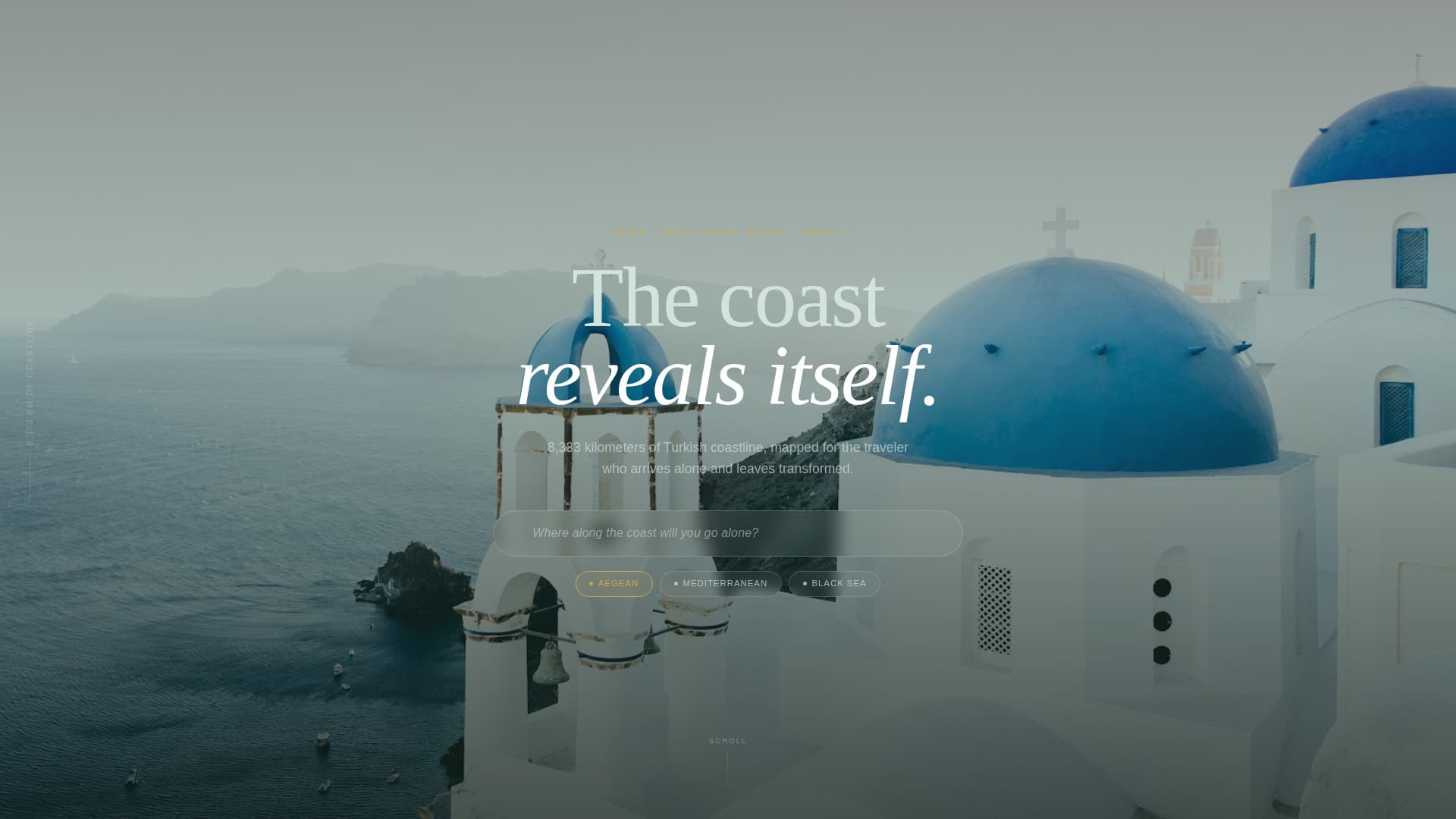 Keif - Immersive Solo Travel Landing Page Template