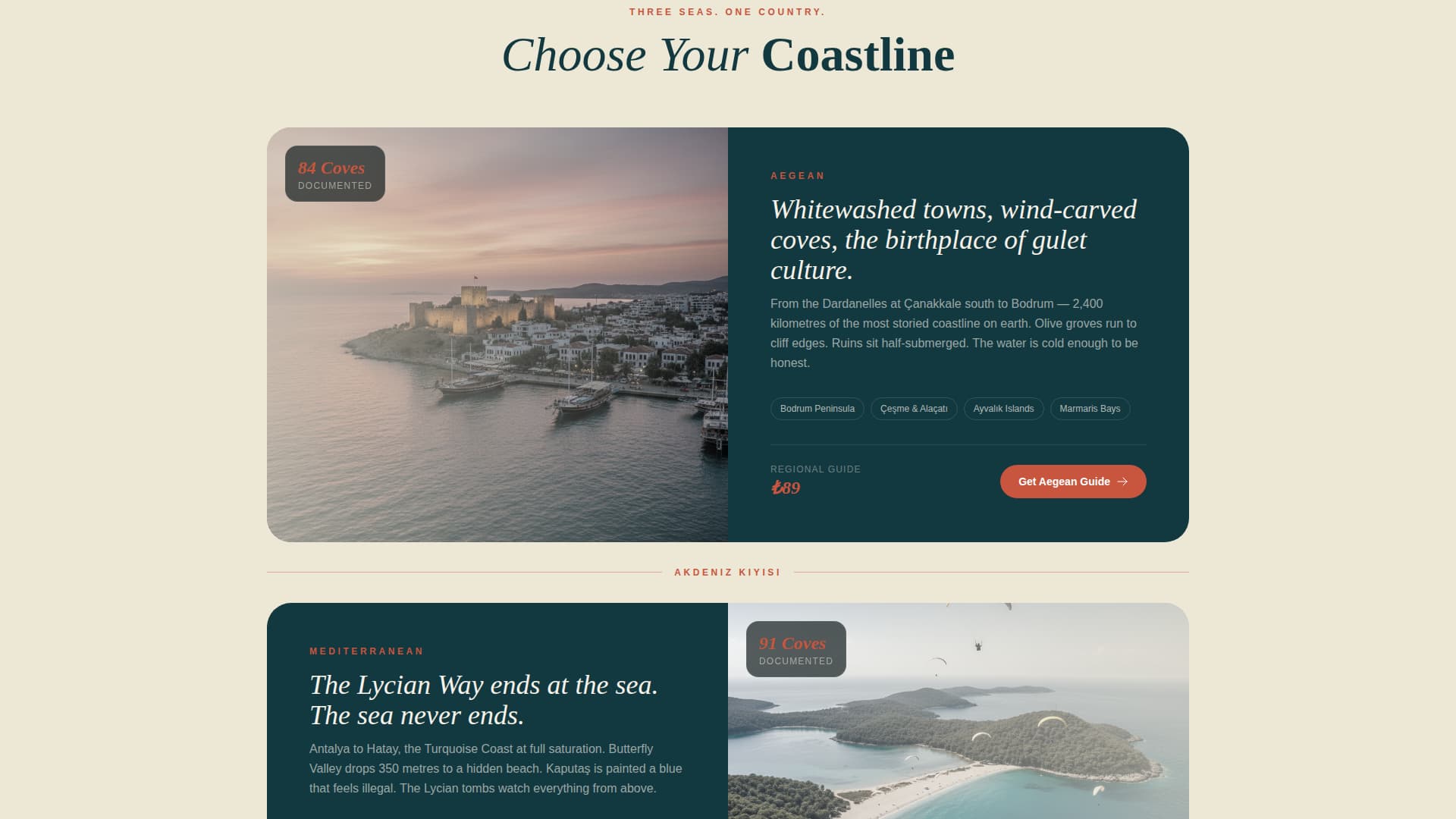 Ky - Immersive Coastal Landing Page Template