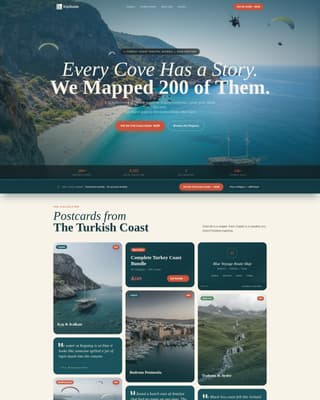 Turkey Travel Specialist Blog Website Template