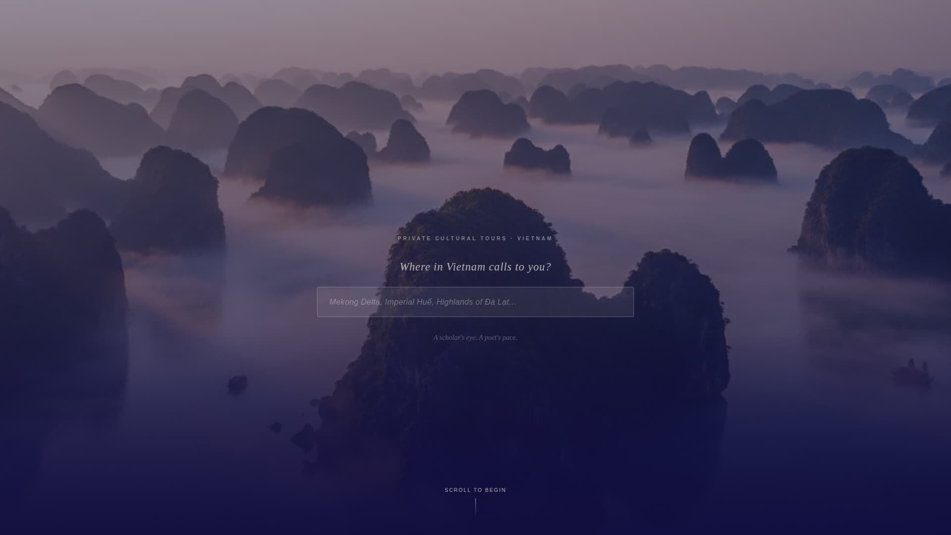Journey - Immersive Vietnam Landing Page Template
