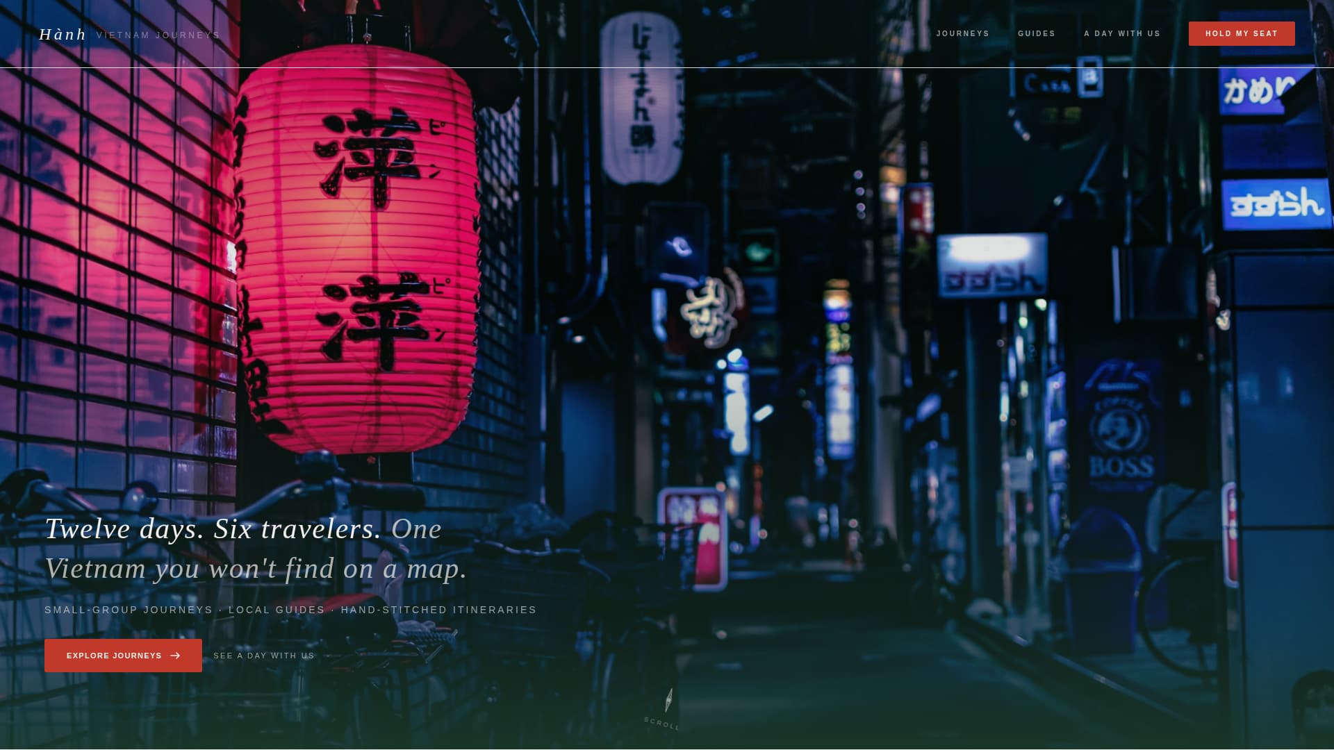 Hnh - Immersive Vietnam Landing Page Template