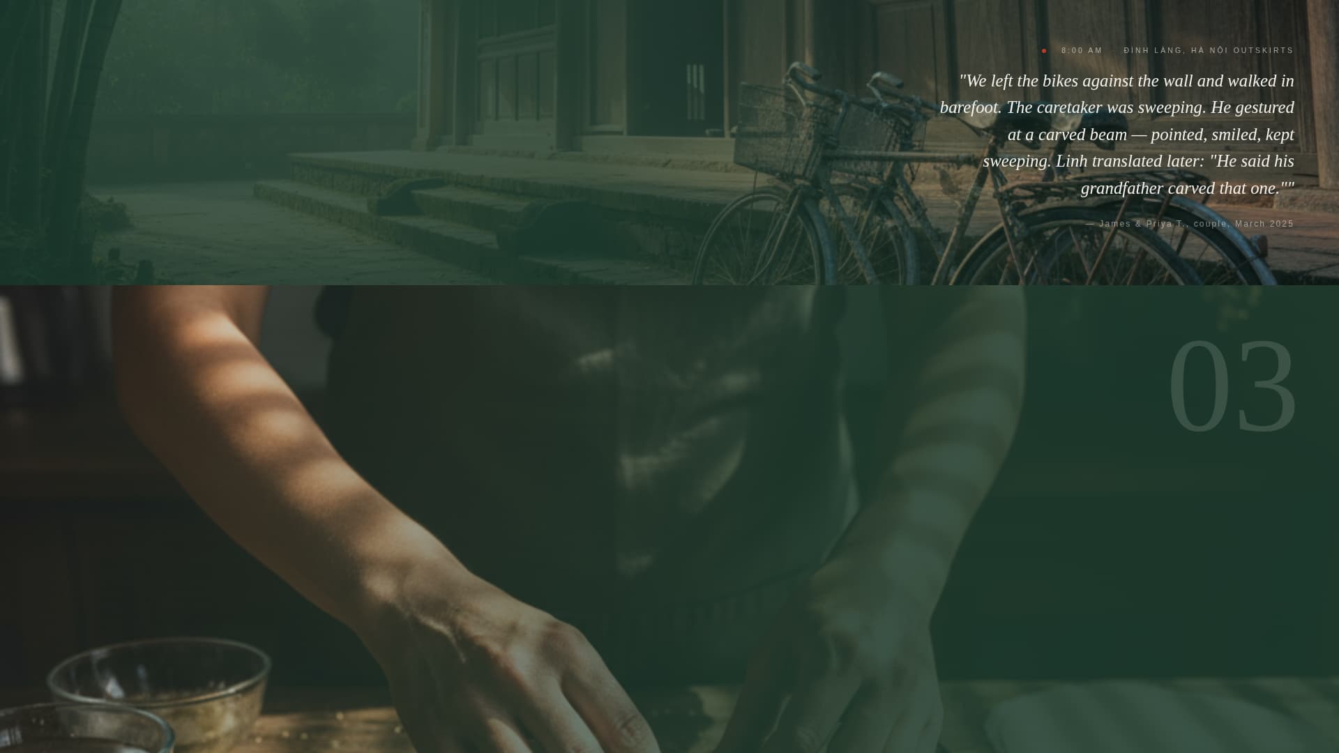 Hnh - Immersive Vietnam Landing Page Template