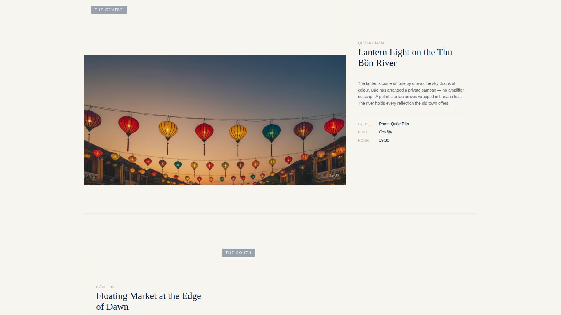 Voyage - Curated Vietnam Landing Page Template