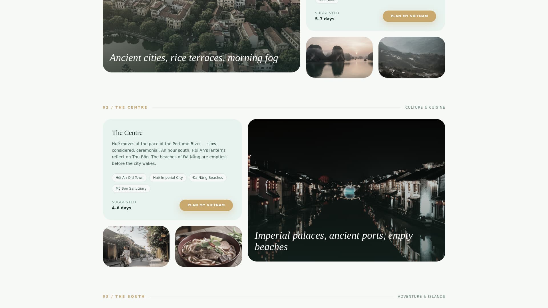 Wander - Luxe Vietnam Landing Page Template