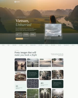 Vietnam Travel Booking Website Template