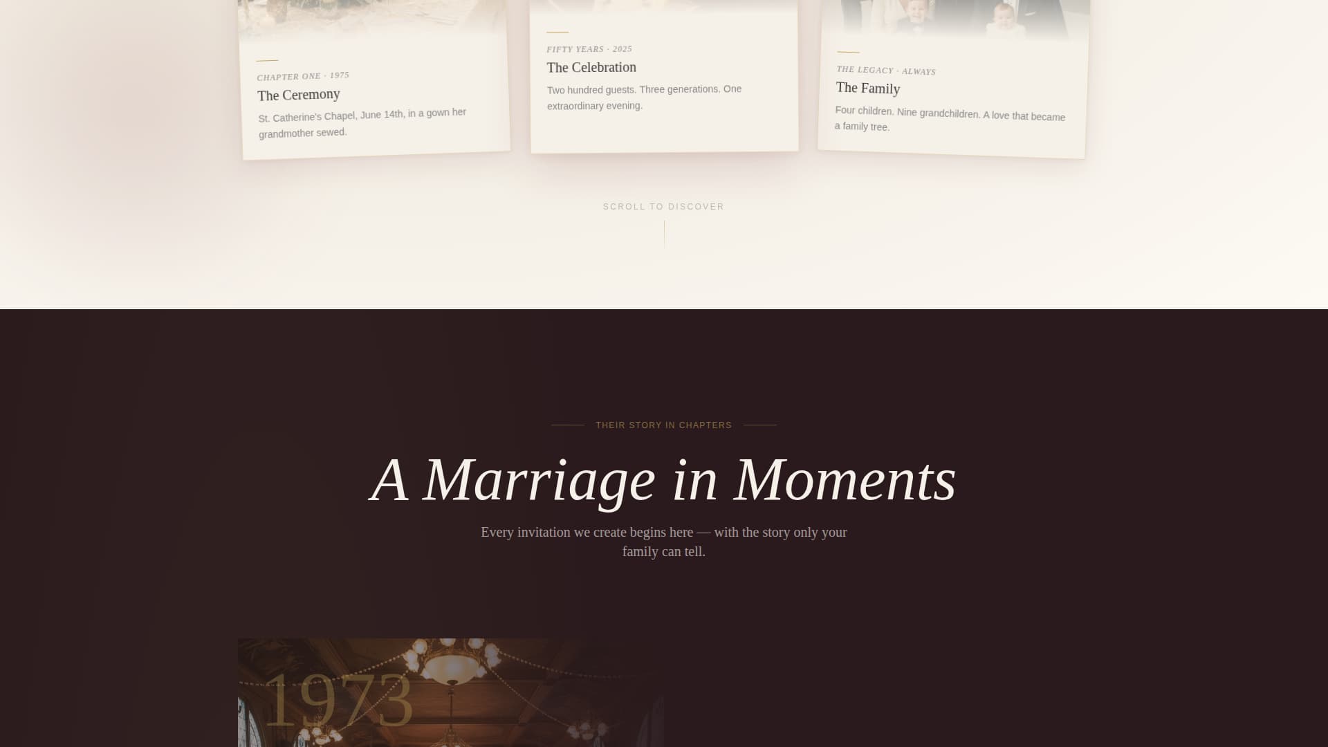 Milestone - Elegant Anniversary Landing Page Template